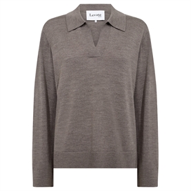 Levete Room LR-ISMAILA 9 Pullover, Lys Brun